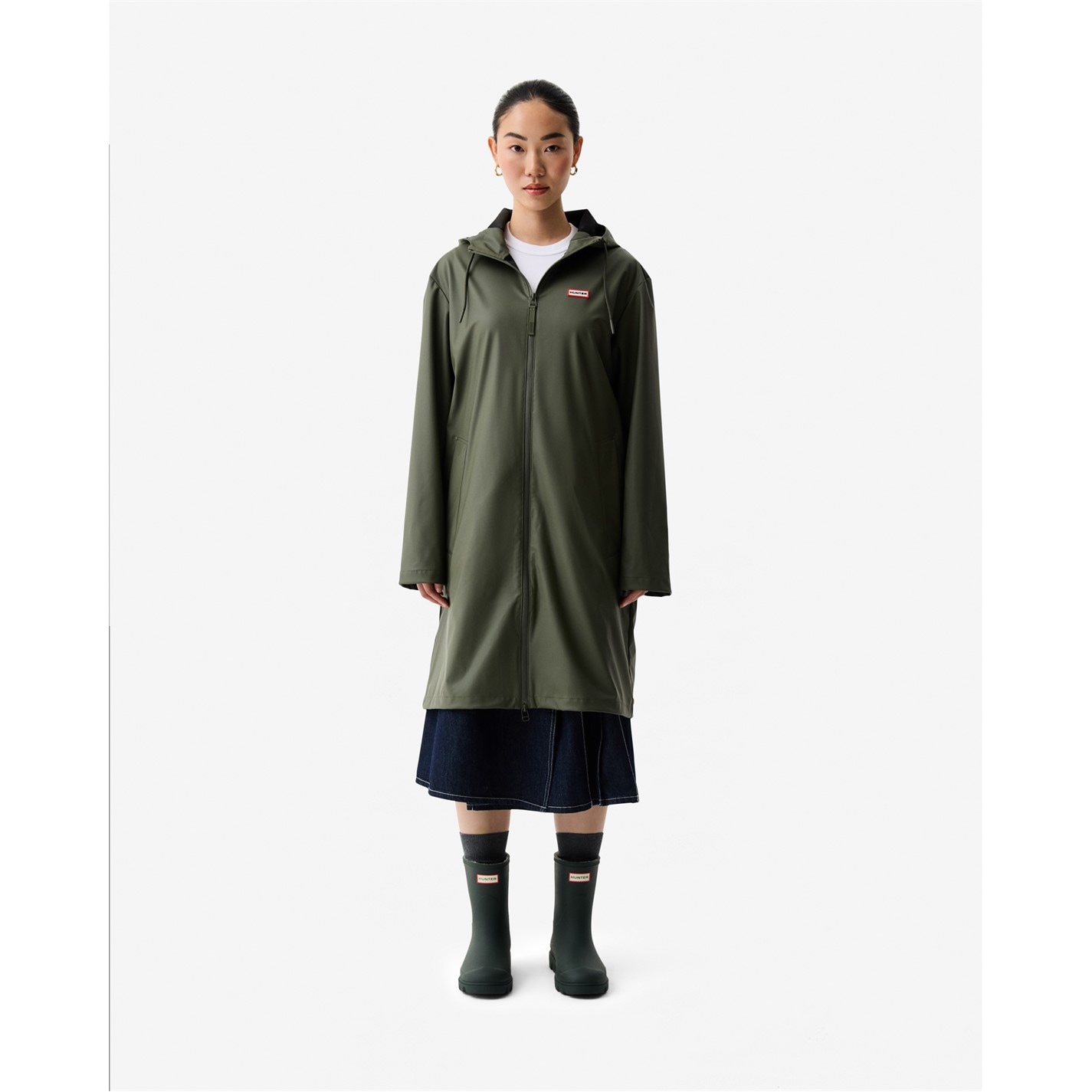 Hunter Women's Andrea Waterproof Lightweight Rain Anorak