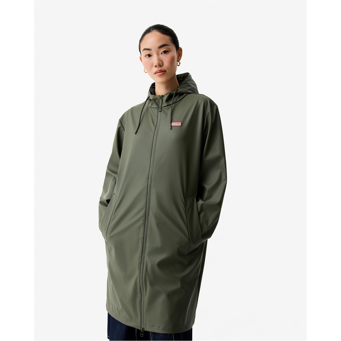 Hunter Women's Andrea Waterproof Lightweight Rain Anorak