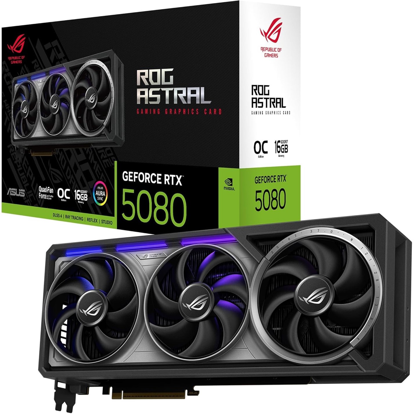 ASUS ASUS ROG Astral GeForce RTX 5080 16GB GDDR7 OC Edition Gaming