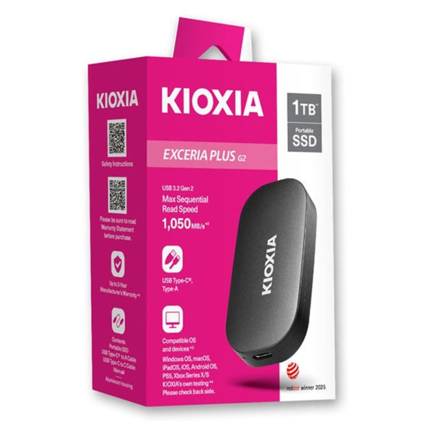 Kioxia m.2ssd 1TB EXCERIA PLUS G3 SSD EXCERIA PLUS NVMe™対応
