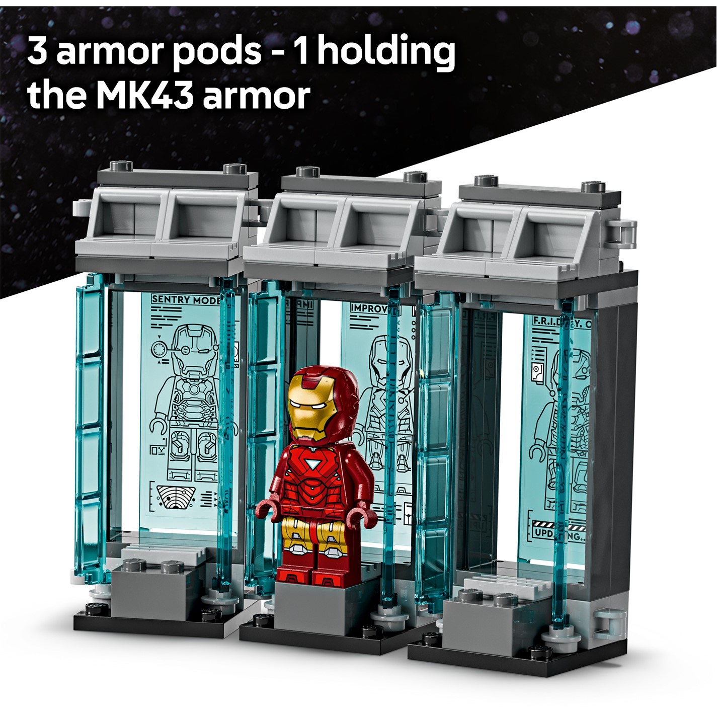 LEGO Marvel Iron Man's Laboratory: Hall of Armour 76315
