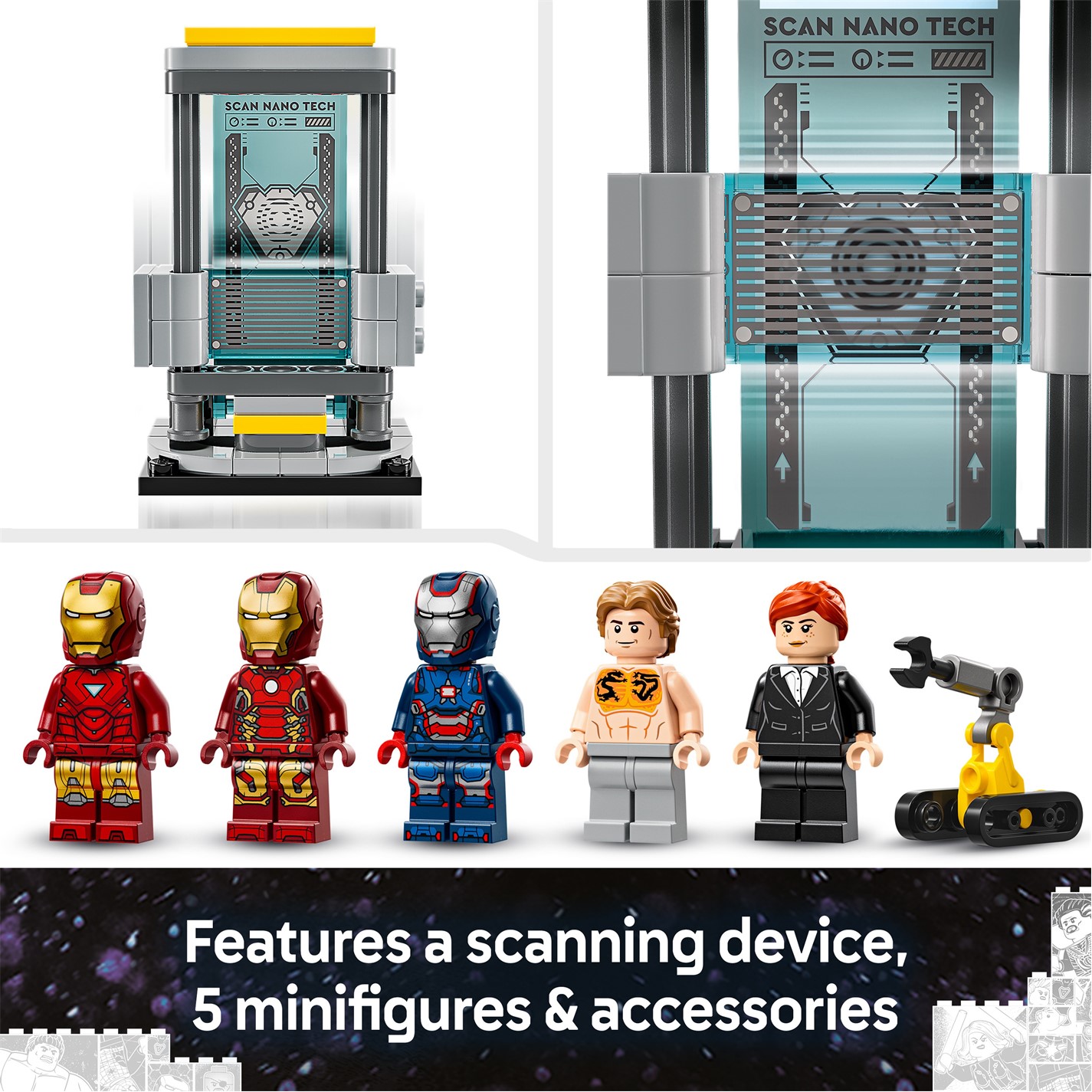 LEGO Marvel Iron Man's Laboratory: Hall of Armour 76315