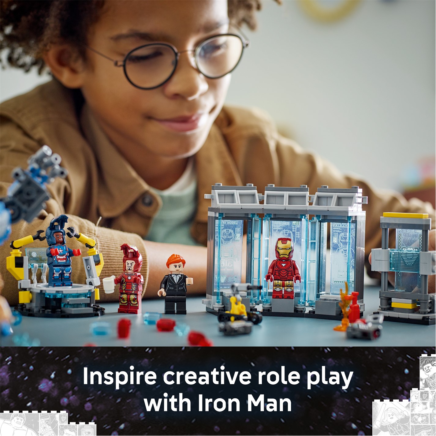 J-761 J-762 J-763 セット LEGO Marvel Iron Man's Laboratory: Hall of Armour 76315