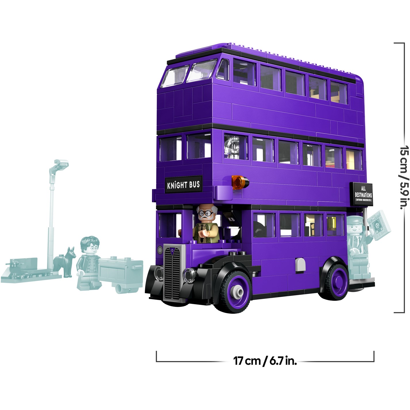 LEGO Harry Potter 76446 Knight Bus Adventure Toy Set