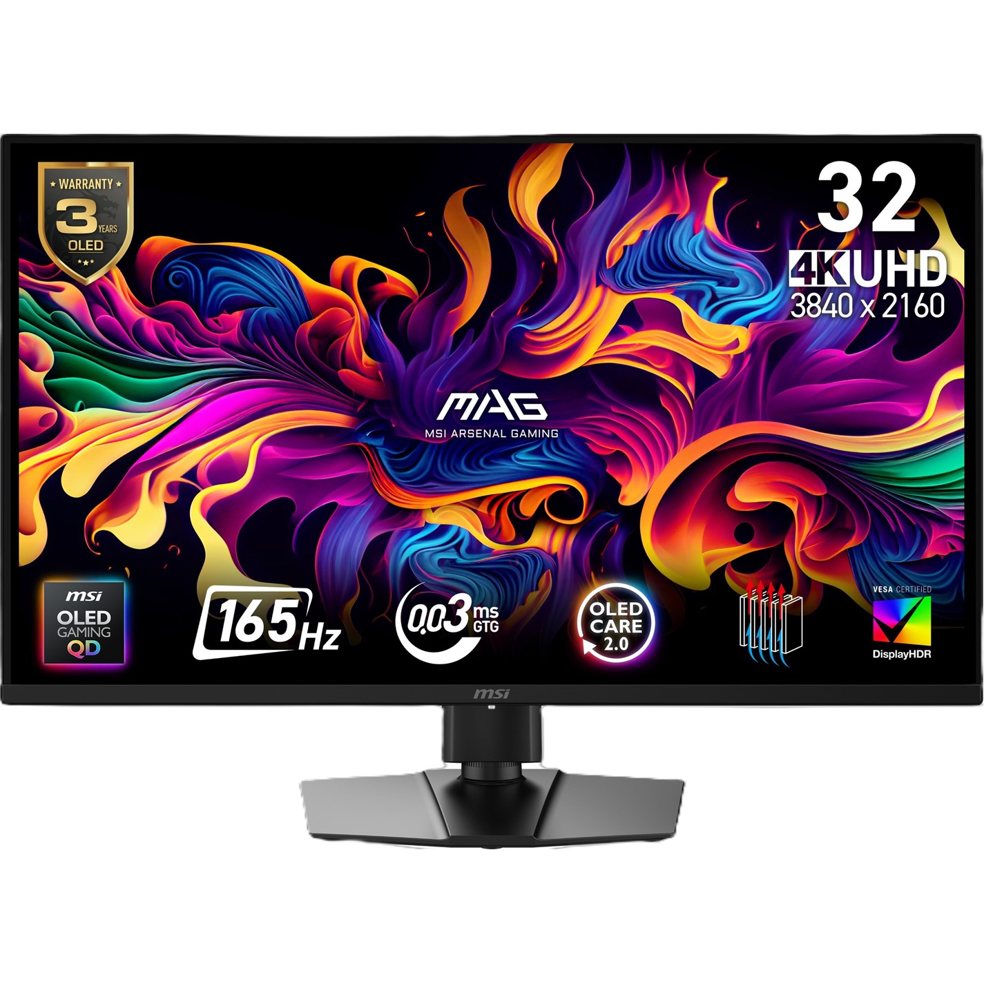 MSI MSI MAG 322UP QD-OLED E16 32 inch 165Hz 0.03ms USB-C Gaming