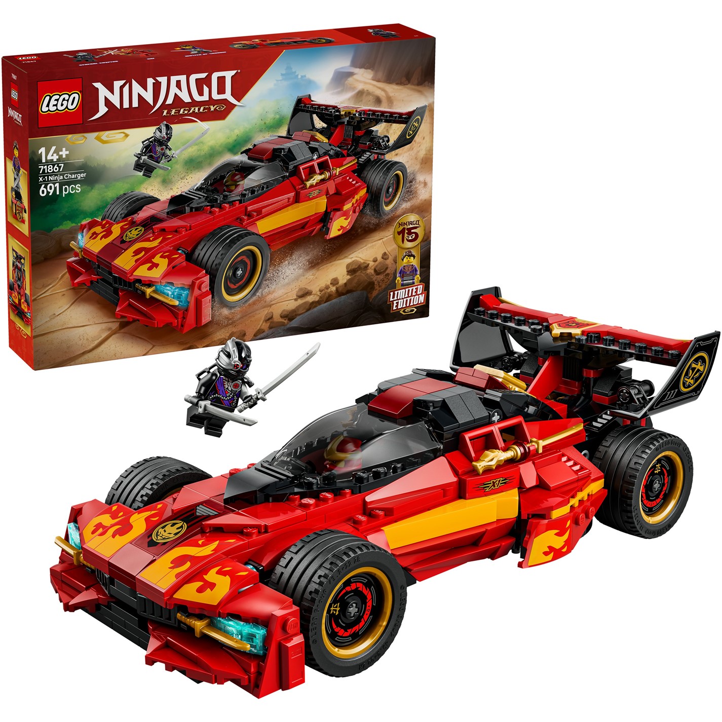 LEGO NINJAGO X-1 Ninja Charger 15th Anniversary Set 71867