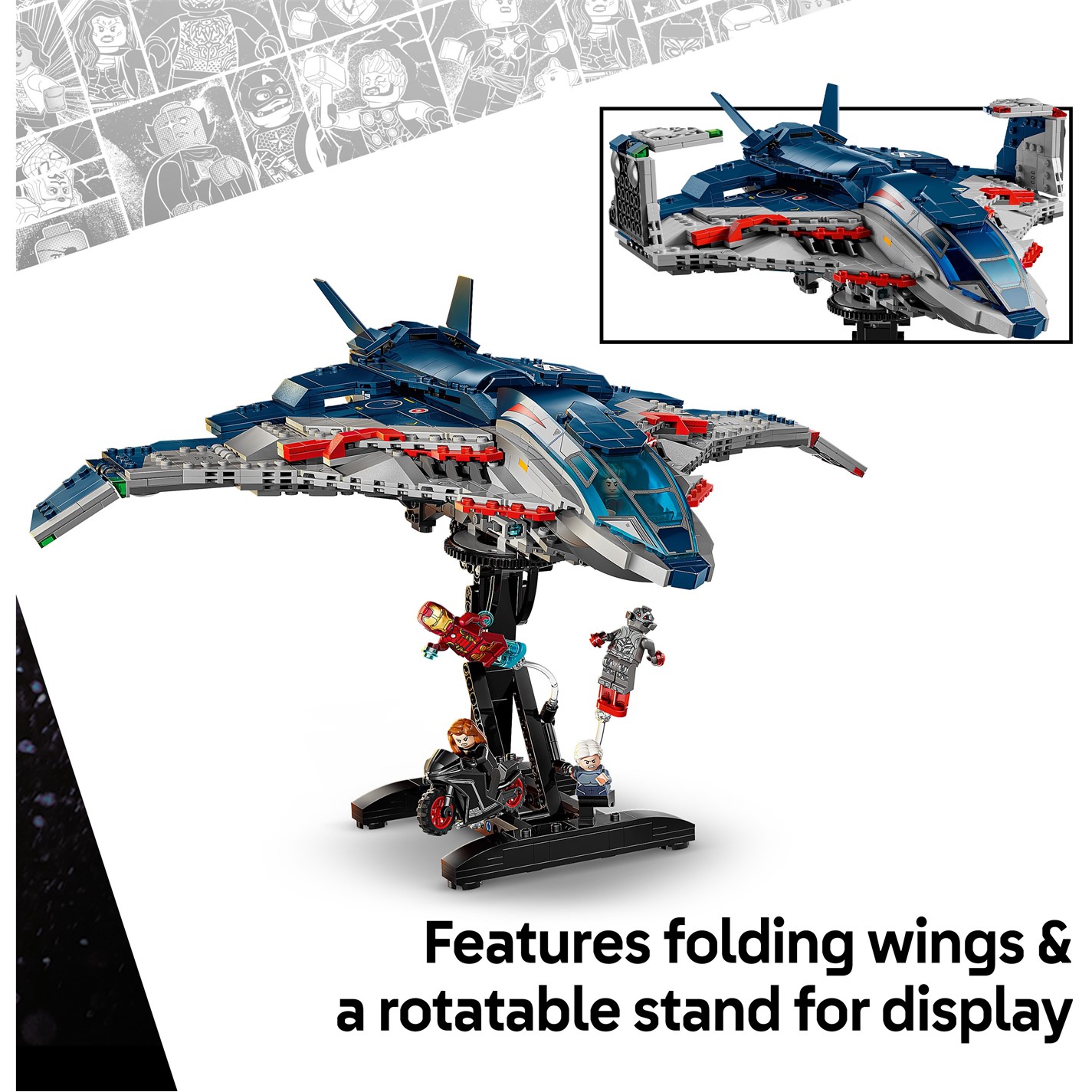 LEGO LEGO® Marvel 76325 Avengers: Age of Ultron Quinjet Kids