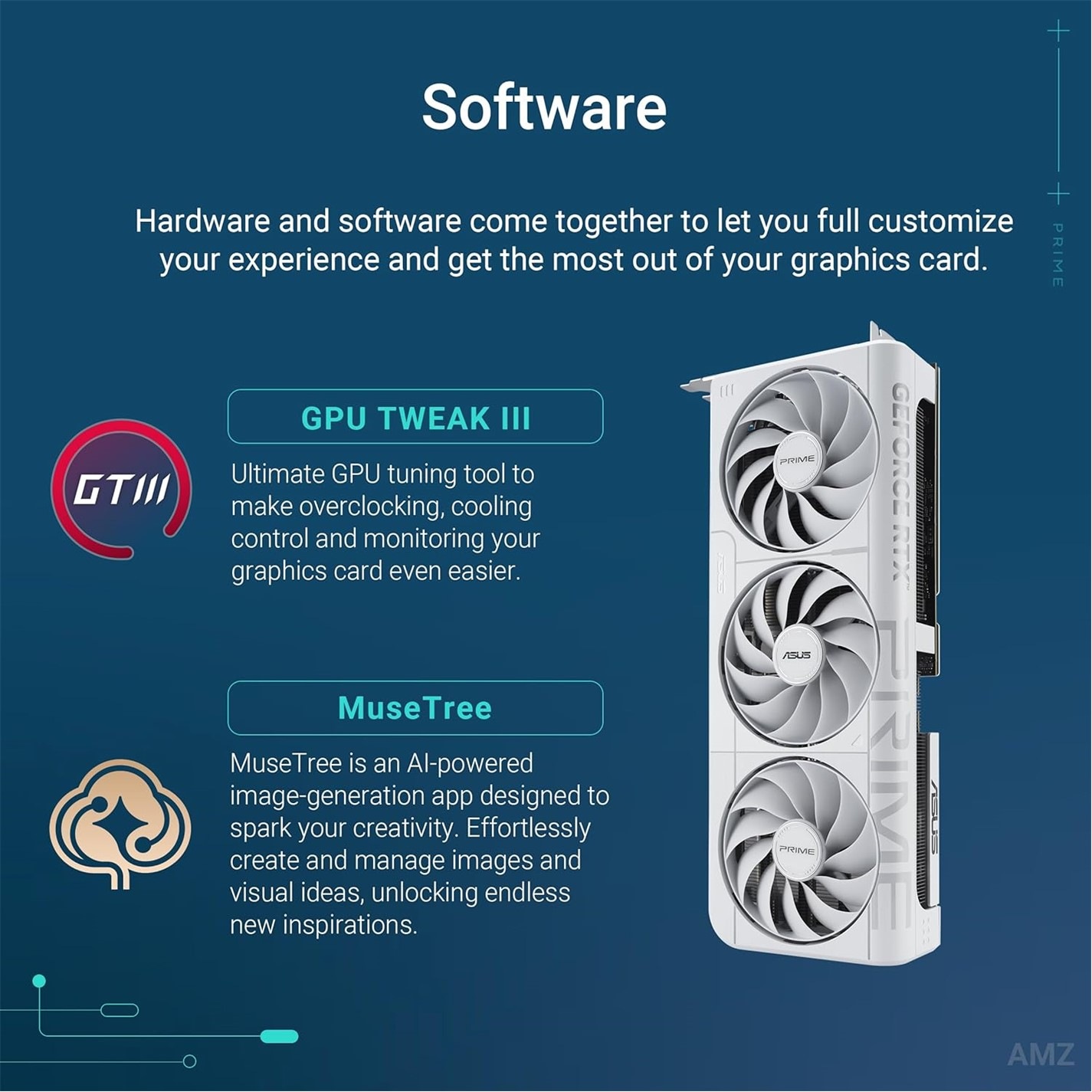 ASUS ASUS Prime -RTX5070-O12G-WHITE NVIDIA GeForce RTX 5070 12 GB