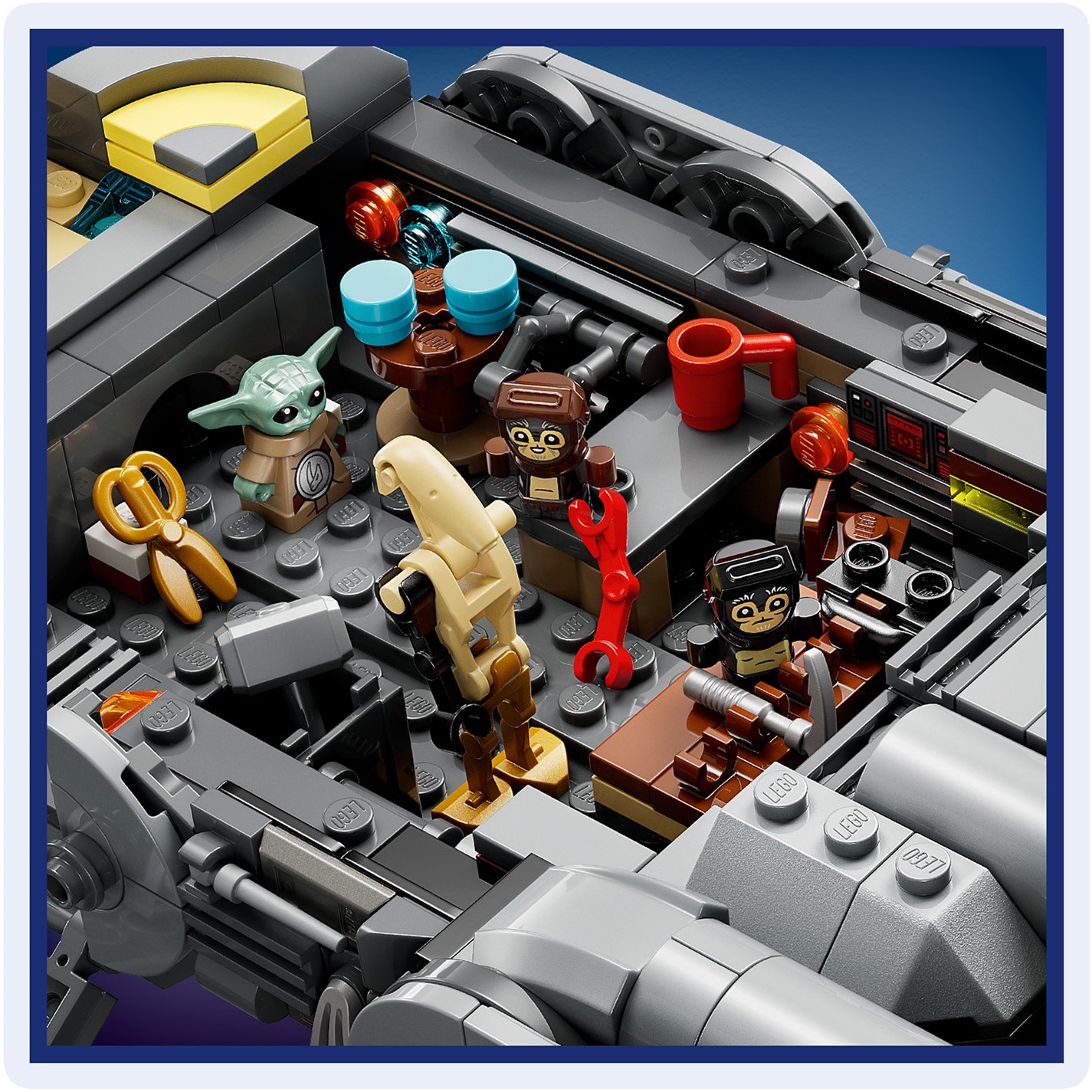 LEGO Star Wars Anzellan Starship Building Toy Set 75445