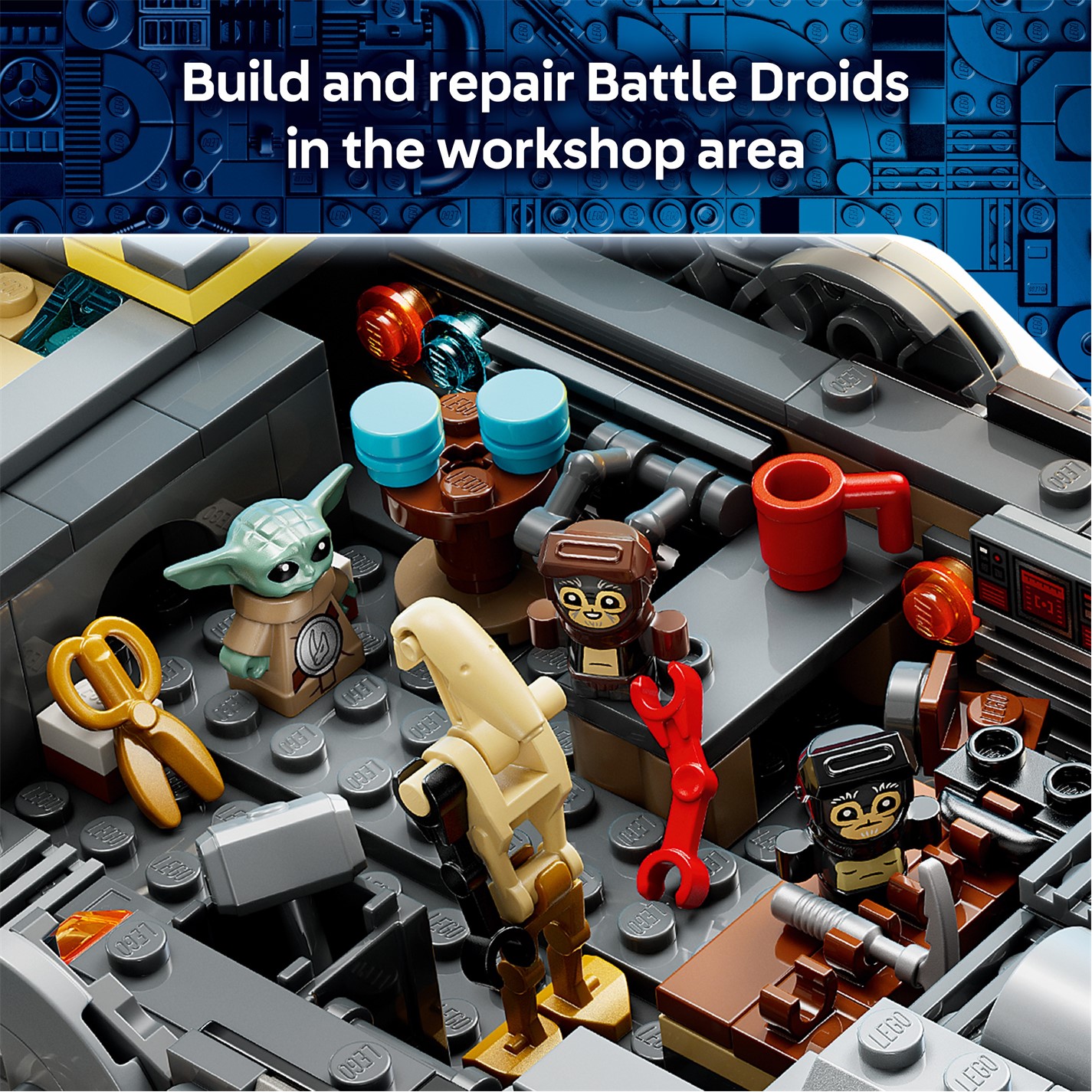 LEGO Star Wars Anzellan Starship Building Toy Set 75445