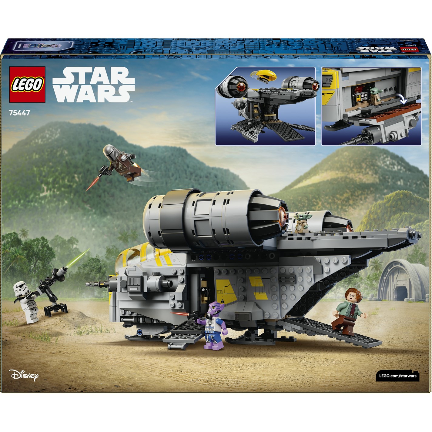 LEGO Star Wars The Razor Crest Building Toy 75447 | SportsDirect