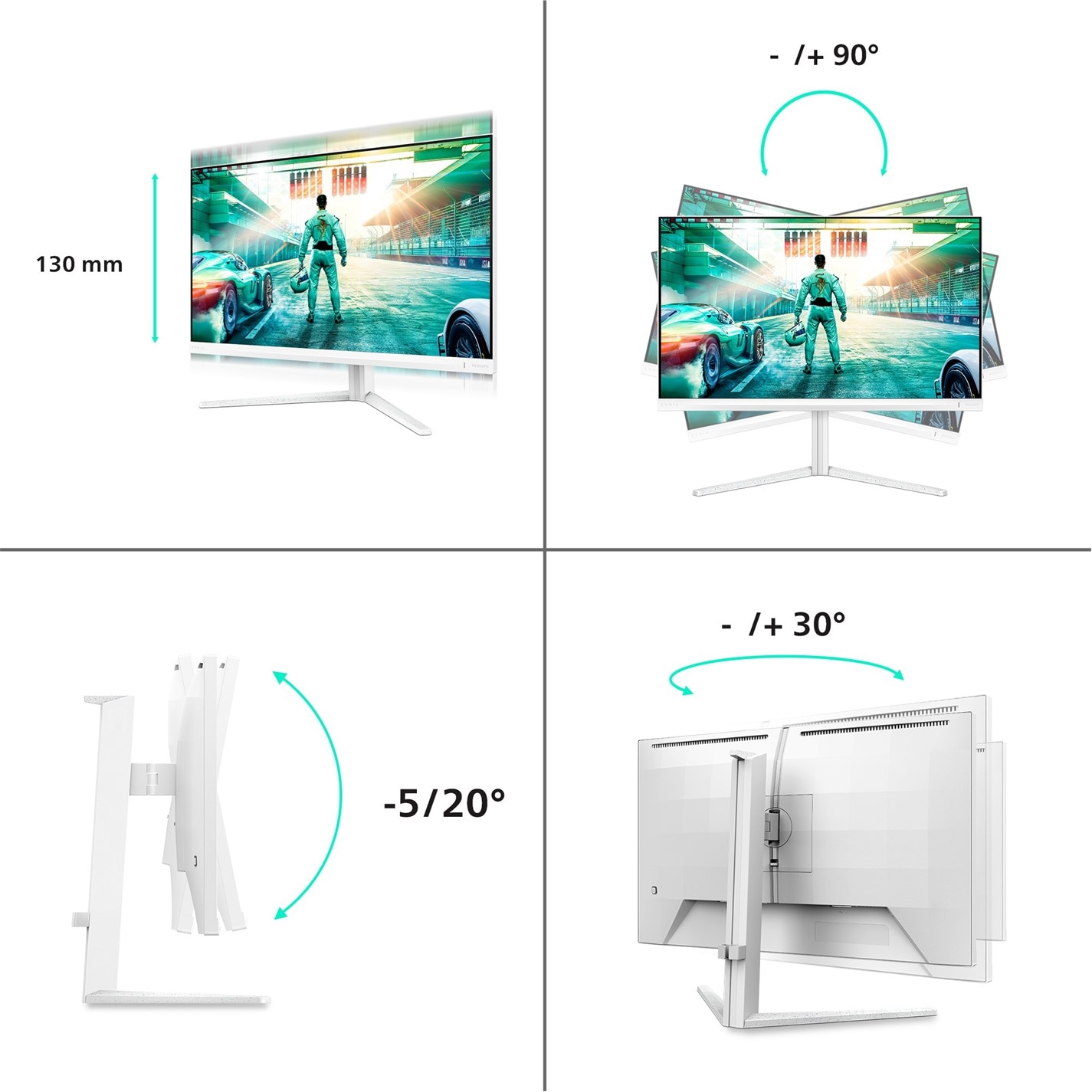 Philips Philips Evnia 27M2N3501PA 27 Inch Fast IPS QHD 240Hz