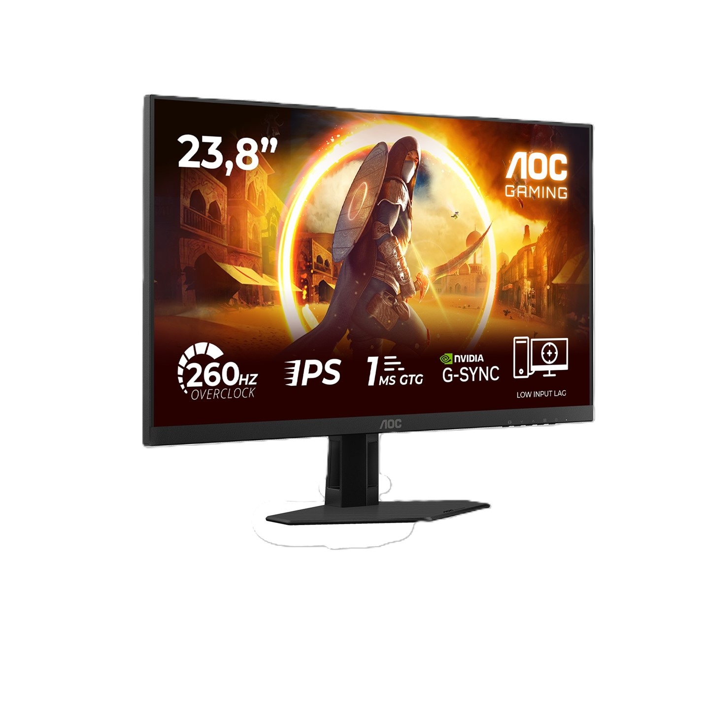 AOC AOC 24G4ZRE 23.8 Inch Fast IPS 240Hz (260Hz OC) 2 HDMI 1 DP