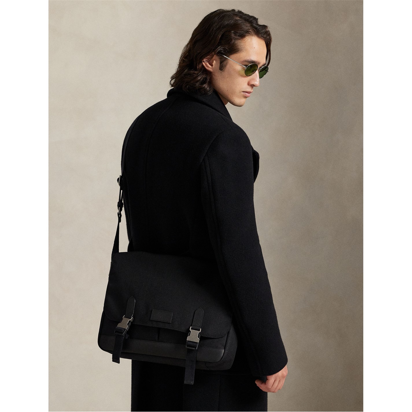 polo Ralph Lauren messenger bag ショルダーバッグ Polo Ralph Lauren | Large Messenger Bag | Black/Black