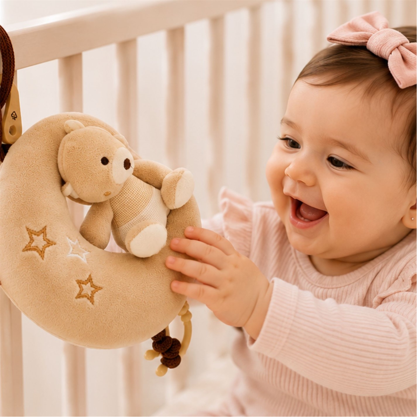Cute and Co Cute & Co Activity Pull String Musical Moon-Bear with ...
