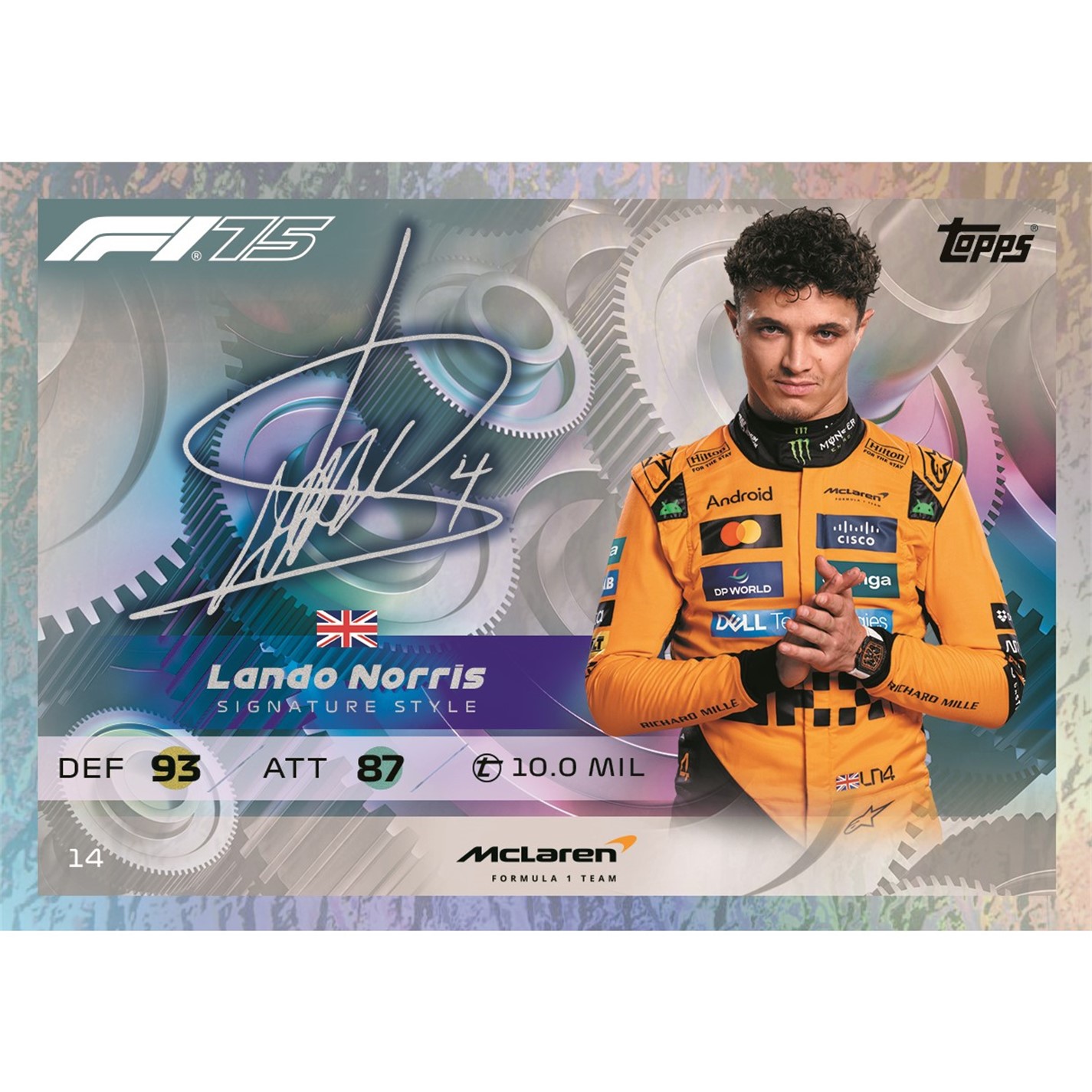 thumbnail image 2 of Topps Turbo Attax F1 2025 - Single Pink Parallel Card - Lewis Hamilton, Verstappen, Schumacher - Limited 2 of 6