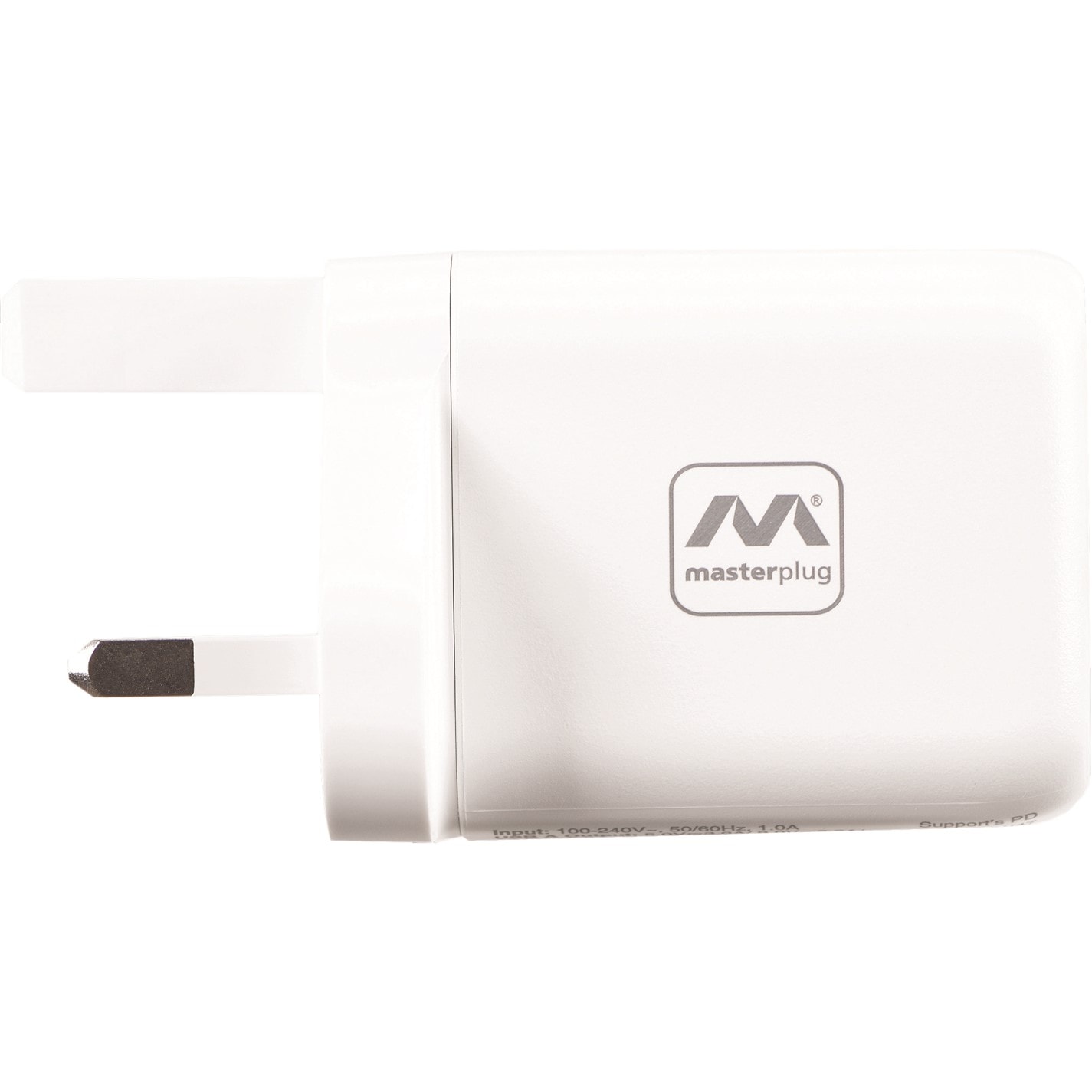 Masterplug | Masterplug Charger Plug USB A & C Ports | White ...