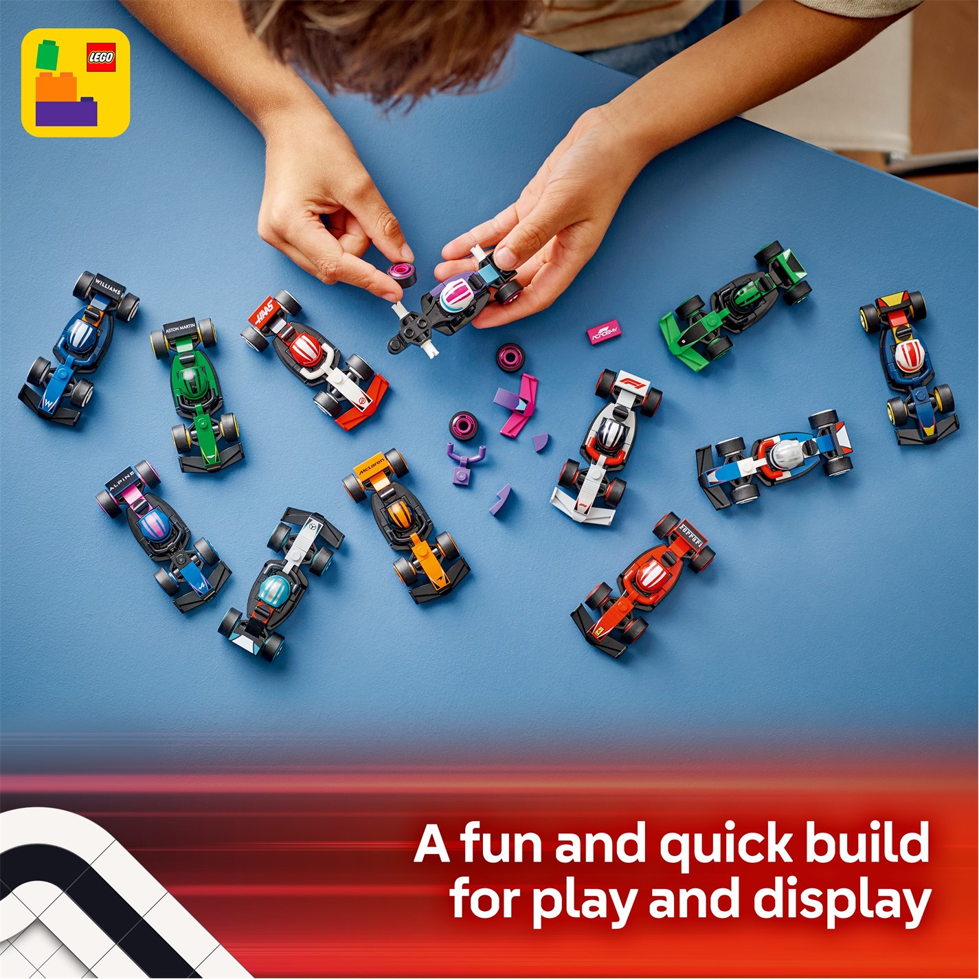 LEGO Kids' Lego Collectible Race Cars Building Blocks