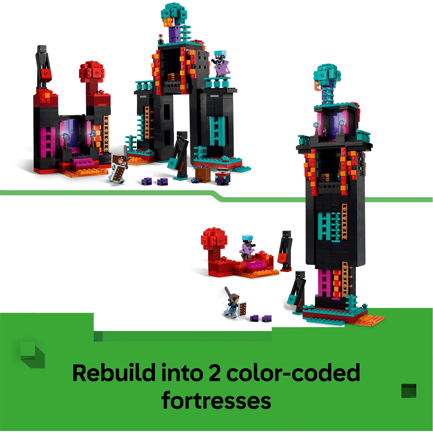 LEGO LEGO® Minecraft® The Enderman Tower Toy for Kids Gamer Gift