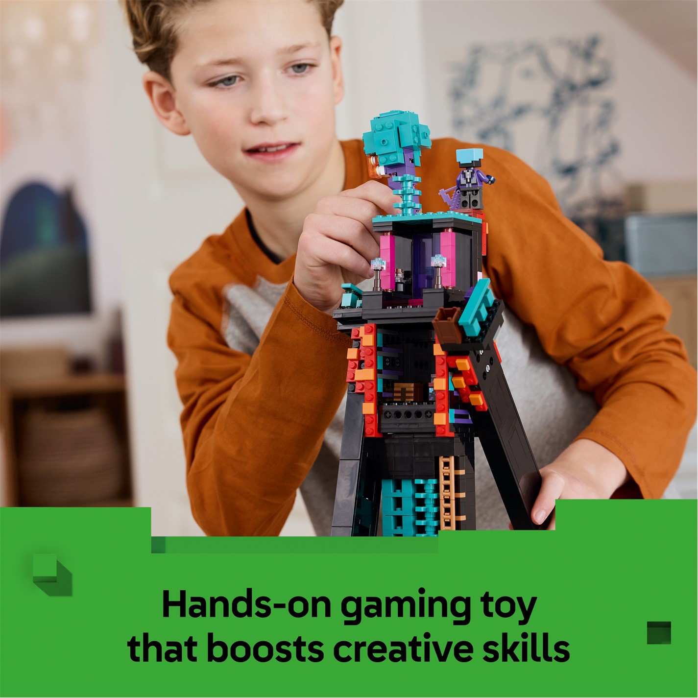 LEGO LEGO® Minecraft® The Enderman Tower Toy for Kids Gamer Gift