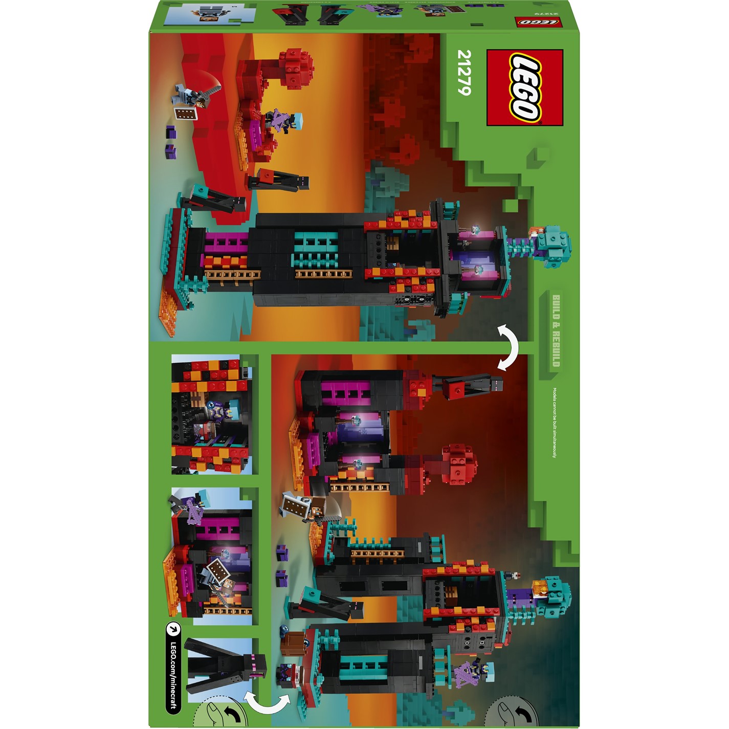 LEGO LEGO® Minecraft® The Enderman Tower Toy for Kids Gamer Gift