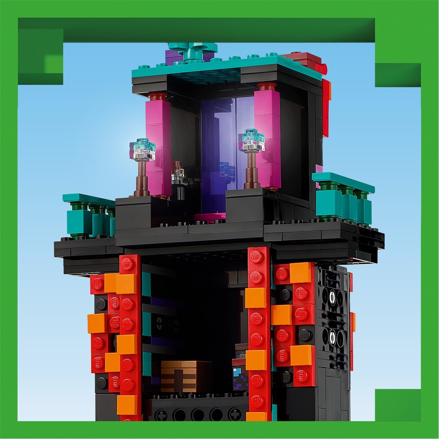 非売品　バトエンマン ホログラム　ENIX LEGO LEGO® Minecraft® The Enderman Tower Toy for Kids Gamer Gift