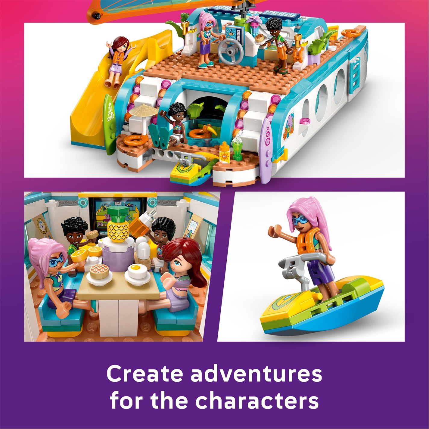 293様 LEGO LEGO® Friends Travel Boat Adventure Building Kit Role-Play