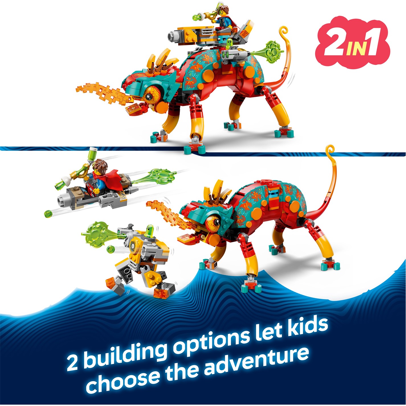 LEGO LEGO® DREAMZzz™ Mateo's Fire Chameleon Imagination Toy 71492