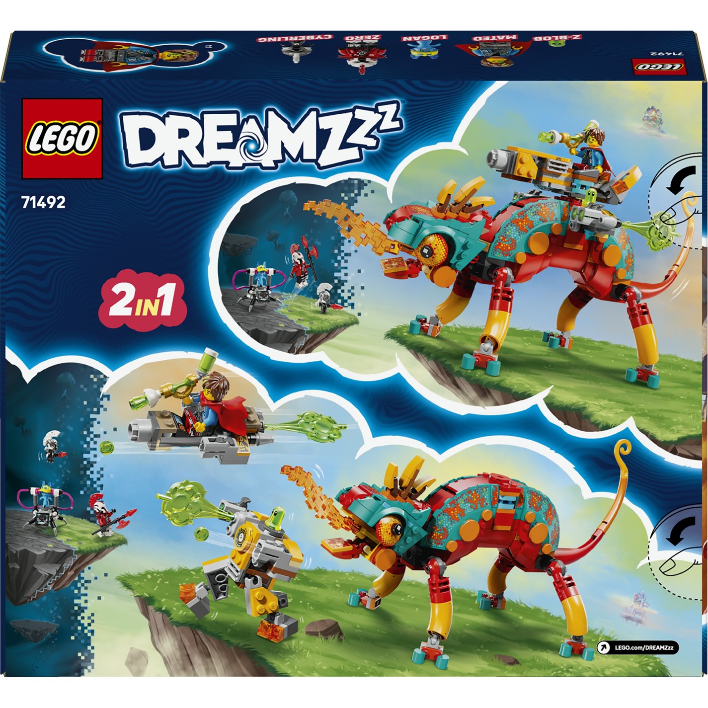 LEGO | LEGO® DREAMZzz™ Mateo's Fire Chameleon Imagination Toy
