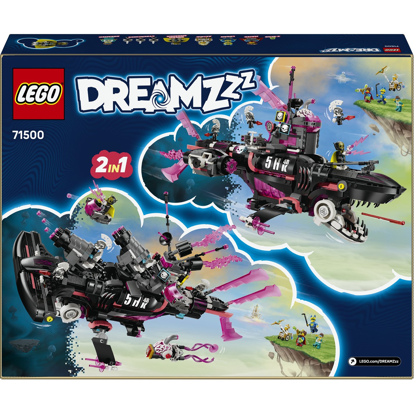 LEGO LEGO® DREAMZzz™ Nightmare Shark Submarine Toy 71500