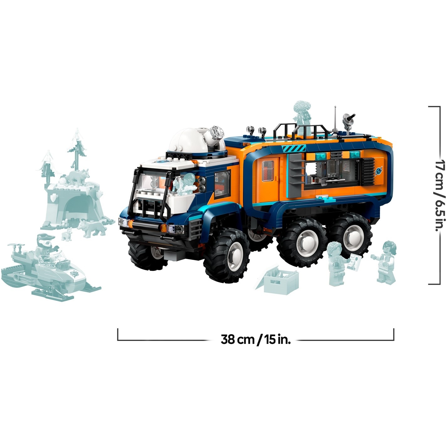 パーフェクトアドベンチャー LEGO LEGO® City Arctic Explorer Science Lab Truck Toy Building Set