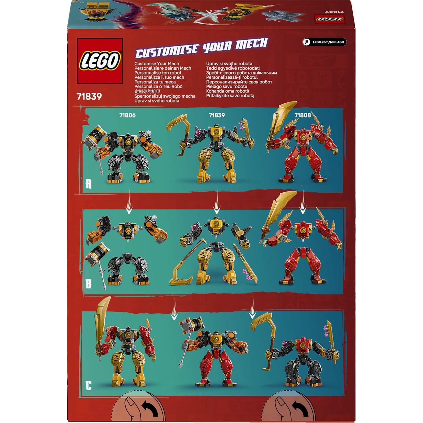 LEGO LEGO® NINJAGO® Arin's Spinjitzu Battle Mech Toy Set 71839