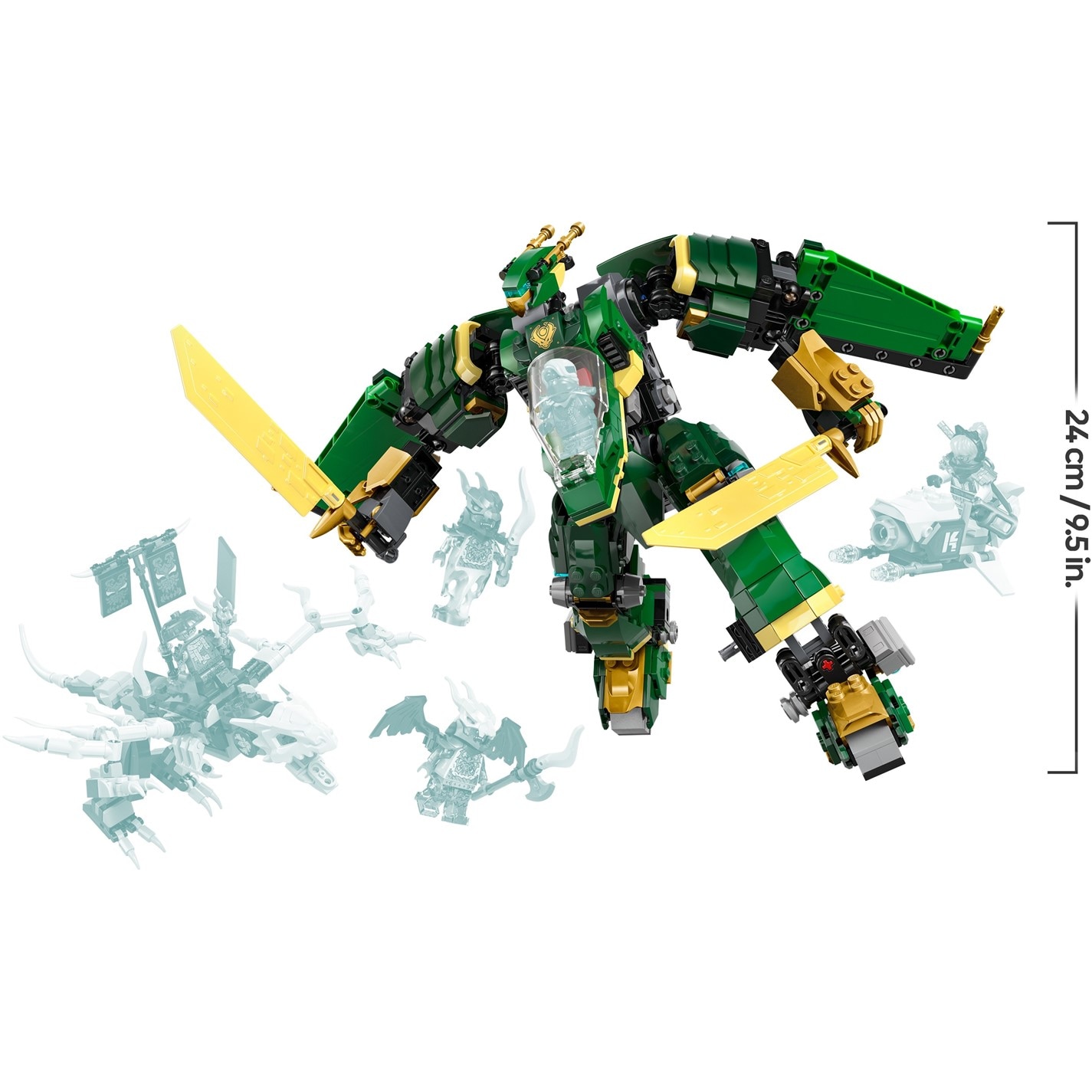 LEGO LEGO® NINJAGO® Lloyd's Jet Mech Ninja Toy Building Kit 71845
