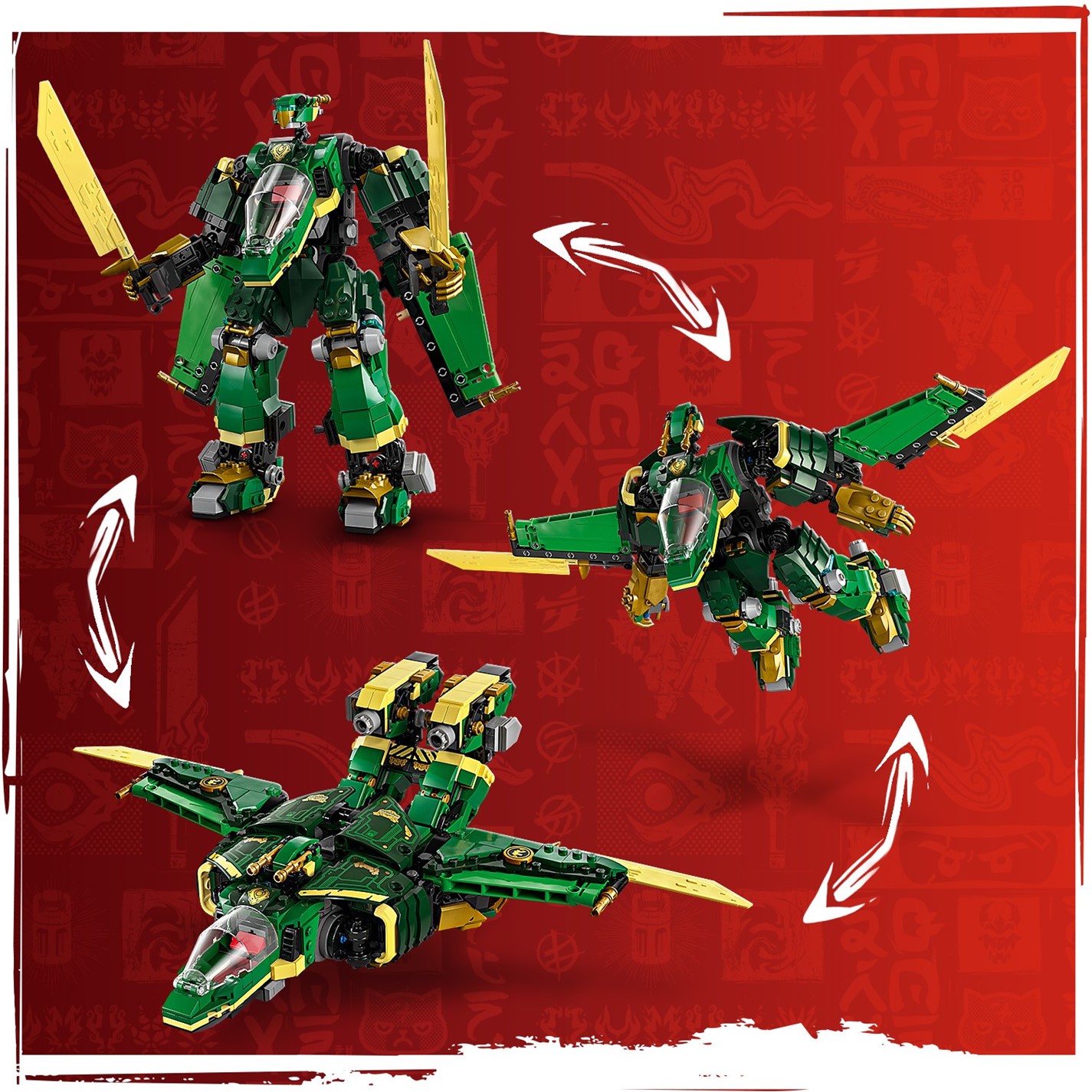 LEGO LEGO® NINJAGO® Lloyd's Jet Mech Ninja Toy Building Kit 71845