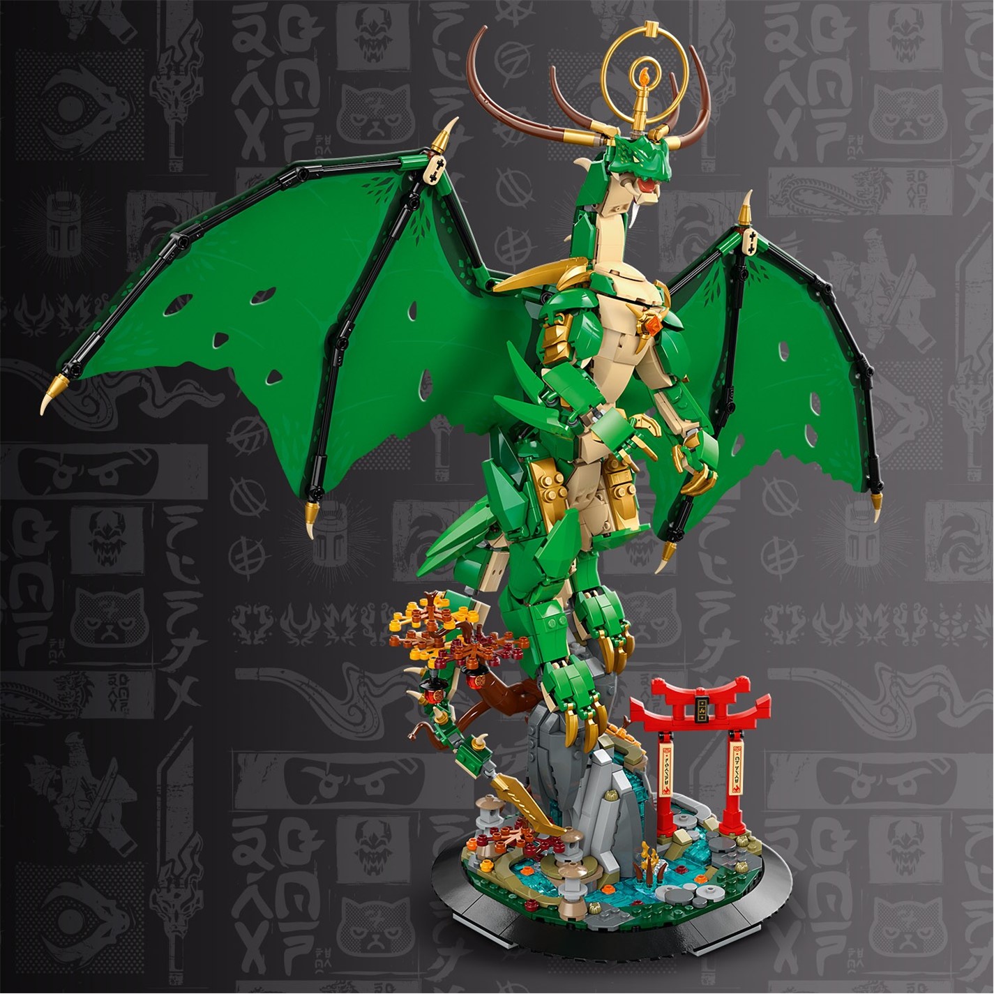 LEGO LEGO® NINJAGO® The Guardian Dragon Display Building Kit 71847