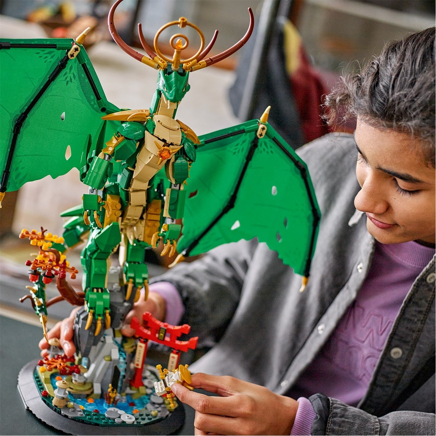 LEGO LEGO® NINJAGO® The Guardian Dragon Display Building Kit 71847