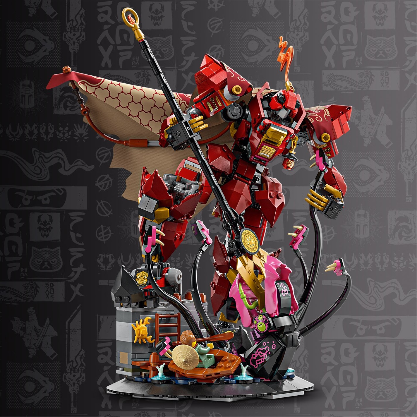 LEGO LEGO® NINJAGO® The Fire Knight Mech Building Kit 71846