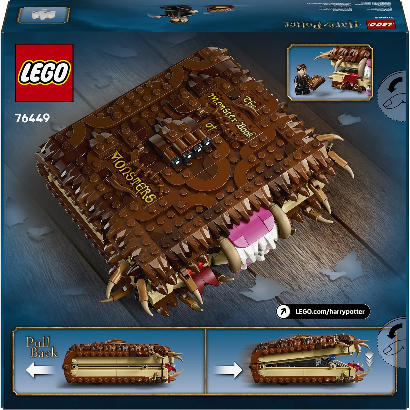 LEGO LEGO® Harry Potter™ Chomping Monster Book of Monsters Wizard