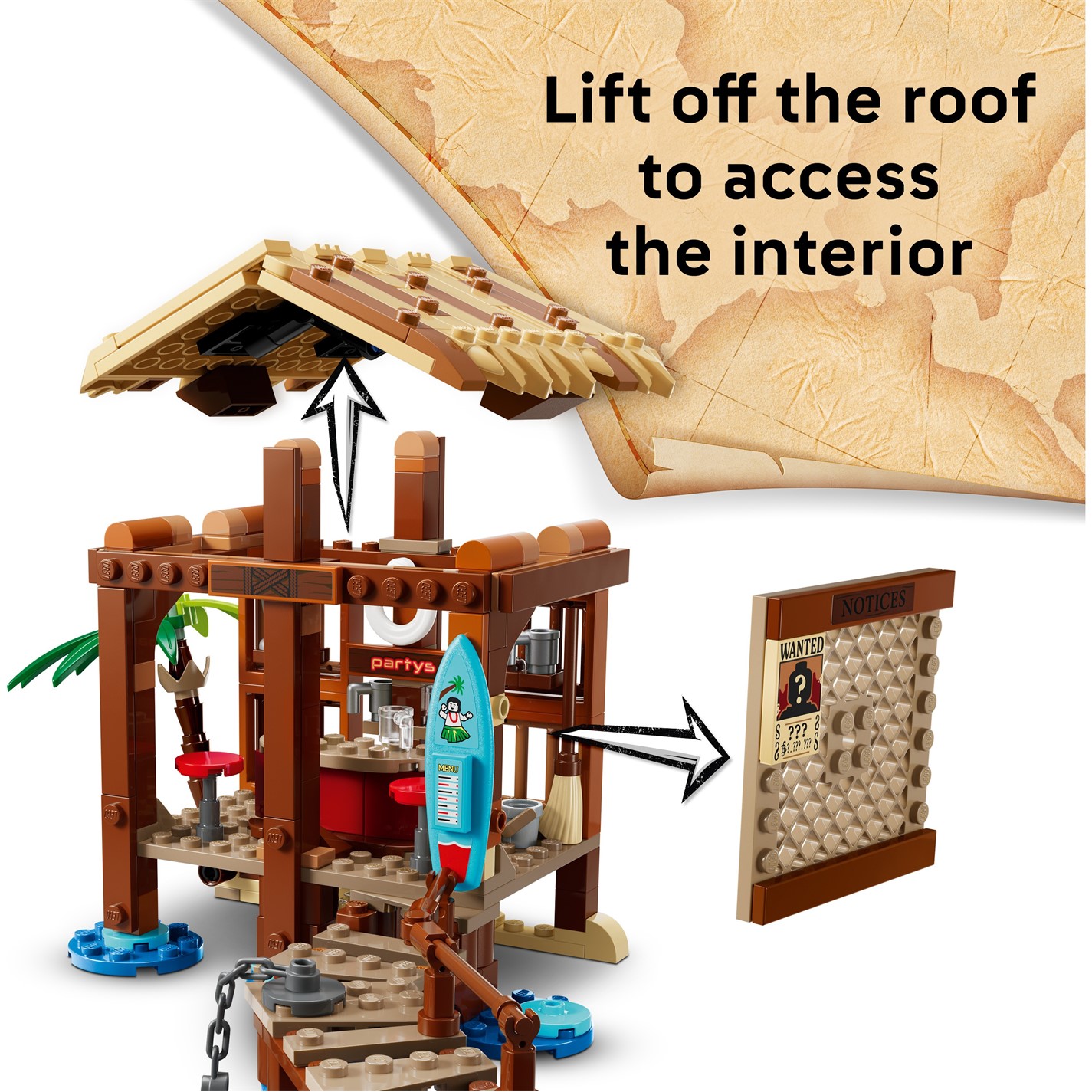 LEGO LEGO ONE PIECE Windmill Village Hut Building Toy Set 75636