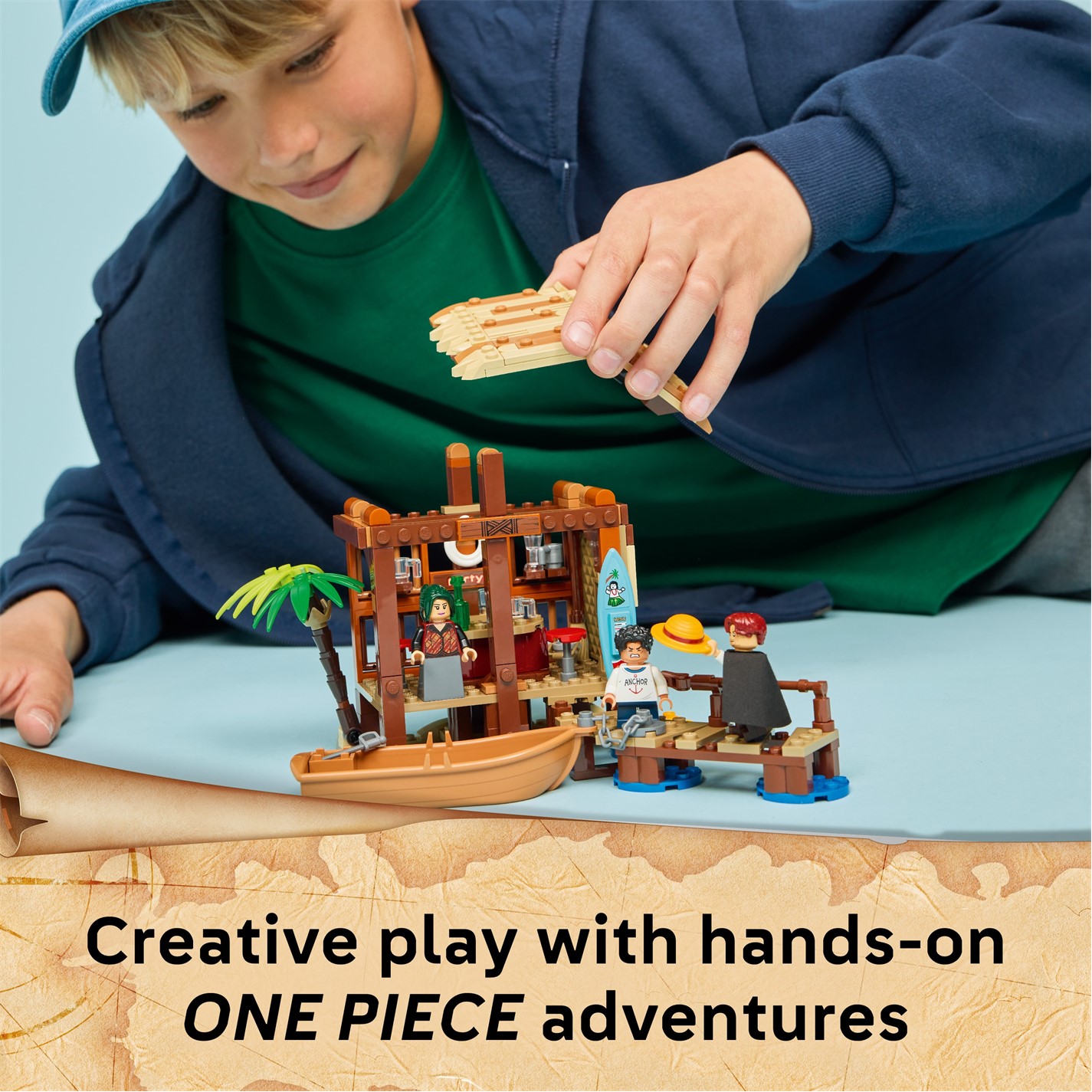 LEGO LEGO ONE PIECE Windmill Village Hut Building Toy Set 75636