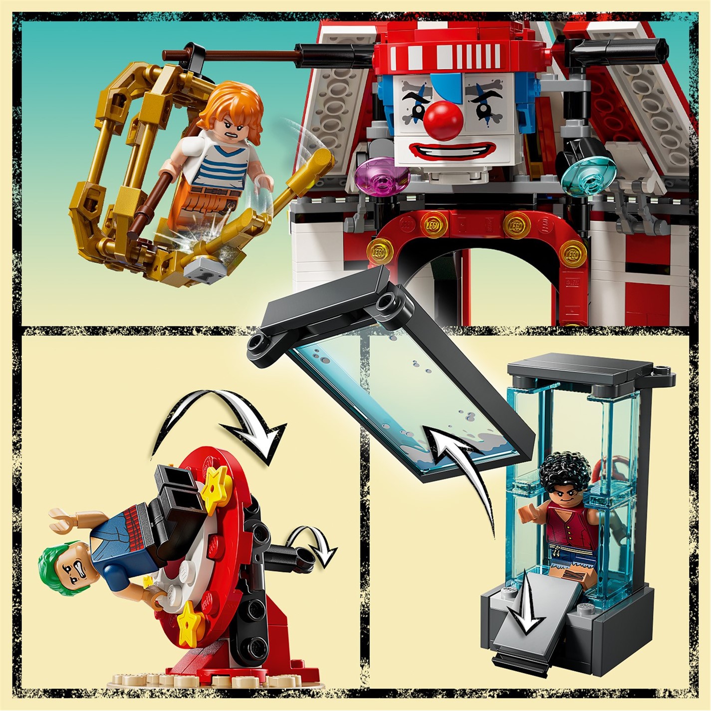LEGO LEGO ONE PIECE Buggy the Clown's Circus Tent Toy 75637