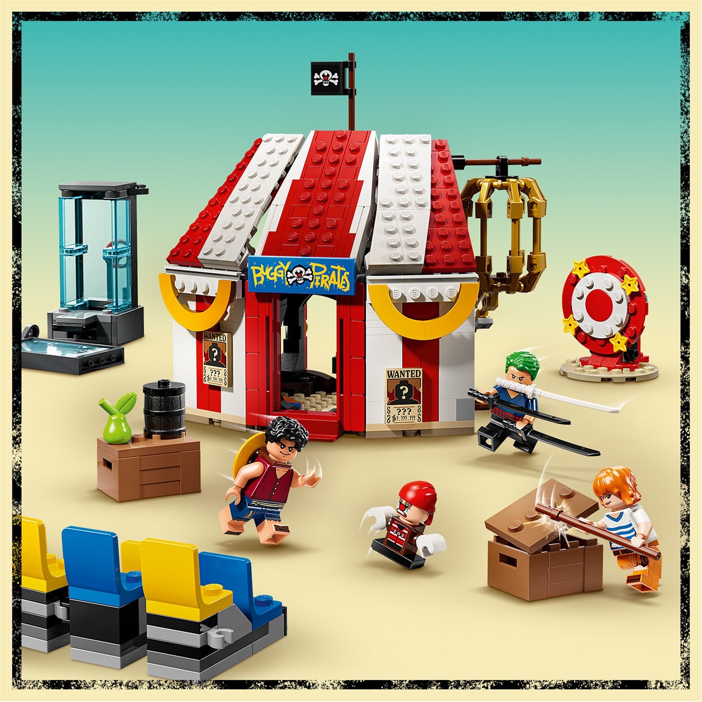 LEGO LEGO ONE PIECE Buggy the Clown's Circus Tent Toy 75637