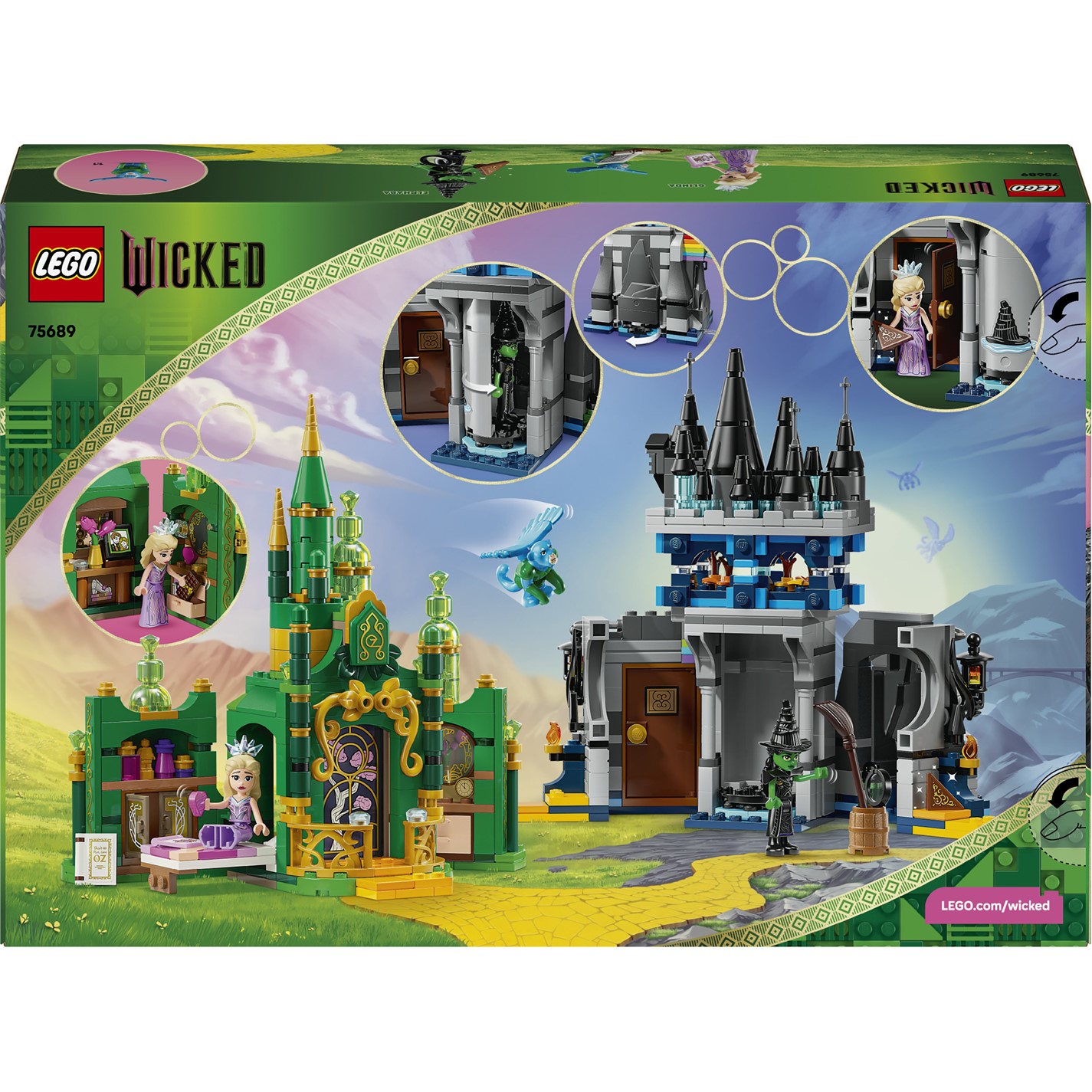 LEGO LEGO Wicked Emerald City & Kiamo Ko Castle Playset Adventure LEGO LEGO Wicked Emerald City & Kiamo Ko Castle Playset Adventure