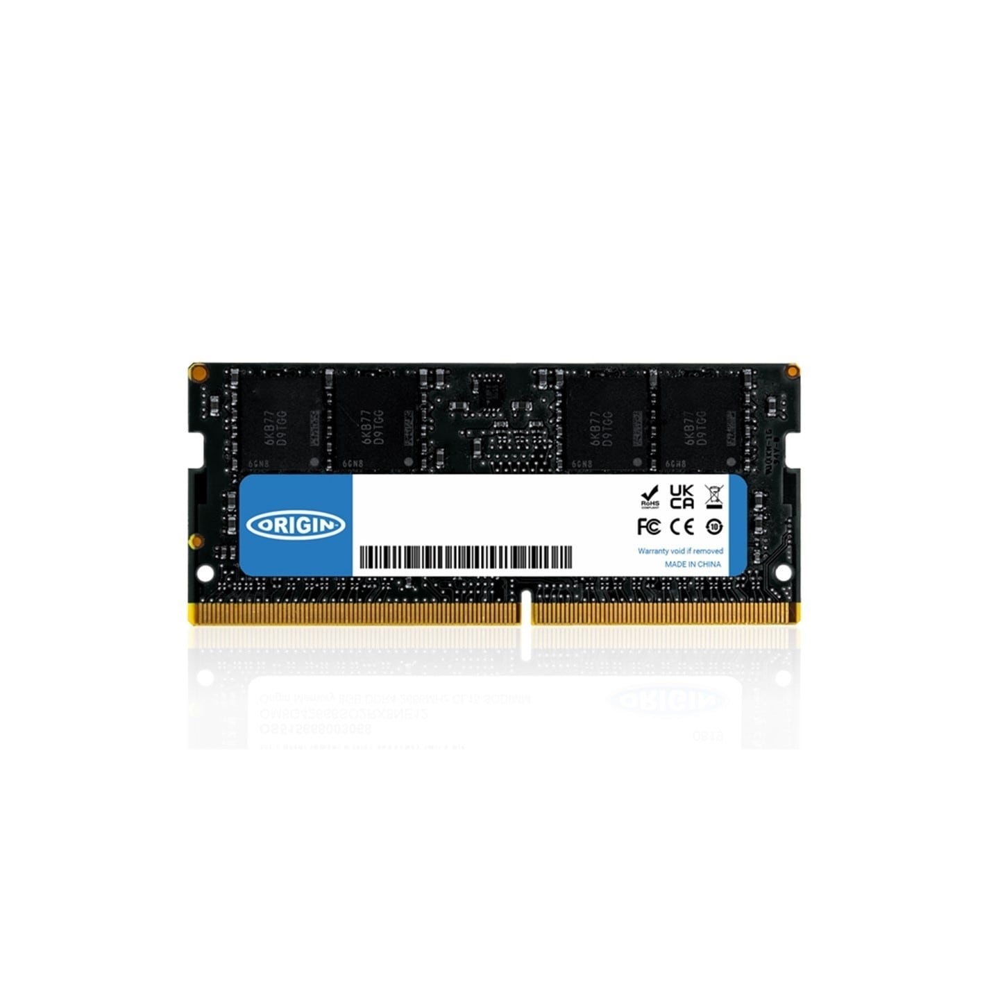 Origin | Origin Storage 8GB DDR4 3200MHz SODIMM 1Rx16 Non-ECC 1.2V