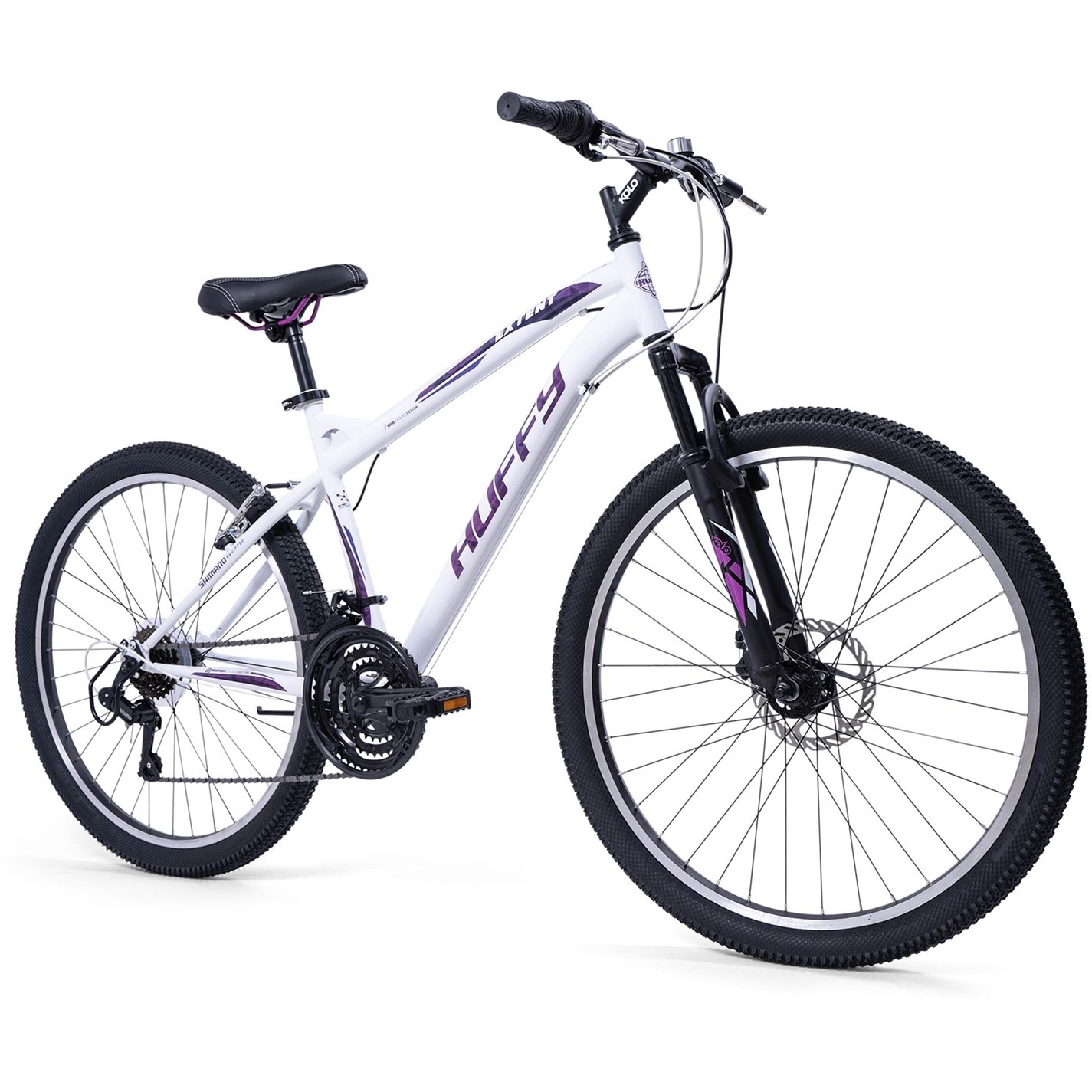thumbnail image 2 of Huffy Women's Mountain Bike – 26" Wheels, 18-Speed, Front Suspension, Sea Crystal Blue 2 of 4