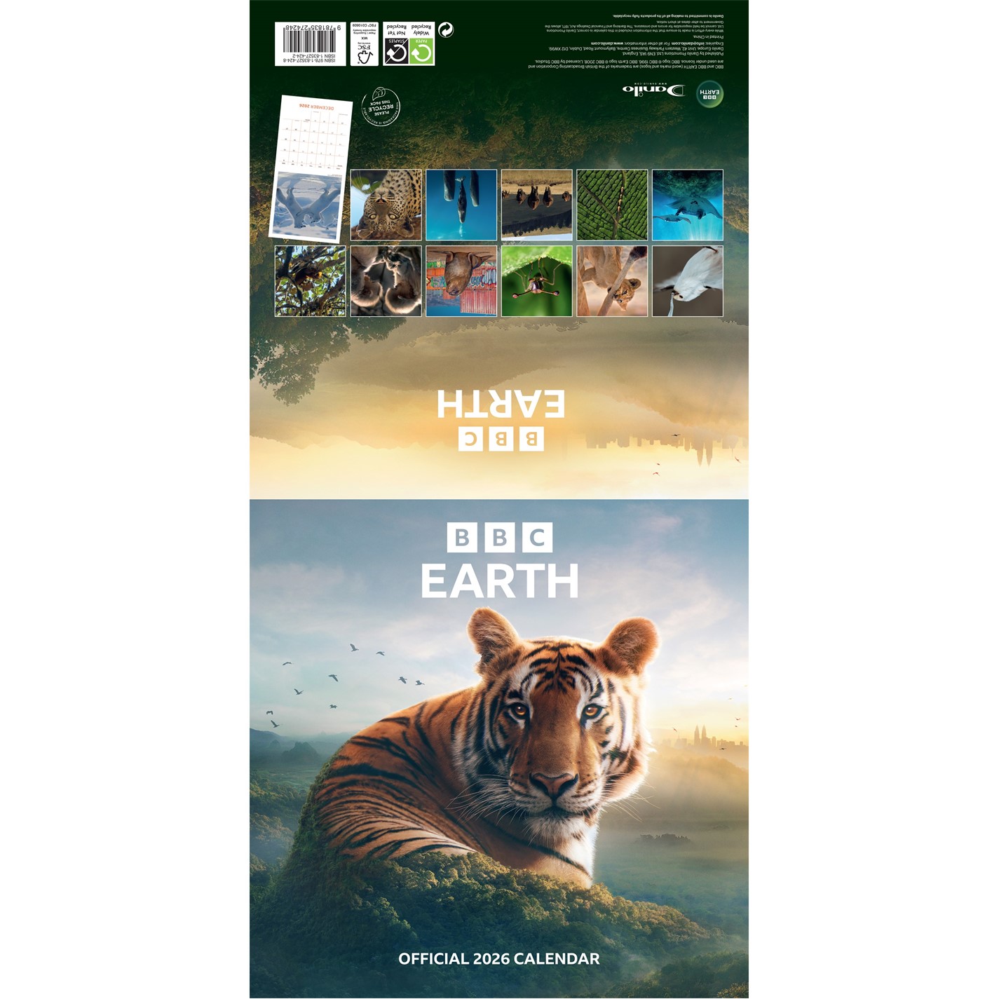 BBC | BBC EARTH 2026 SQUARE CALENDAR | Multi | SportsDirect.com