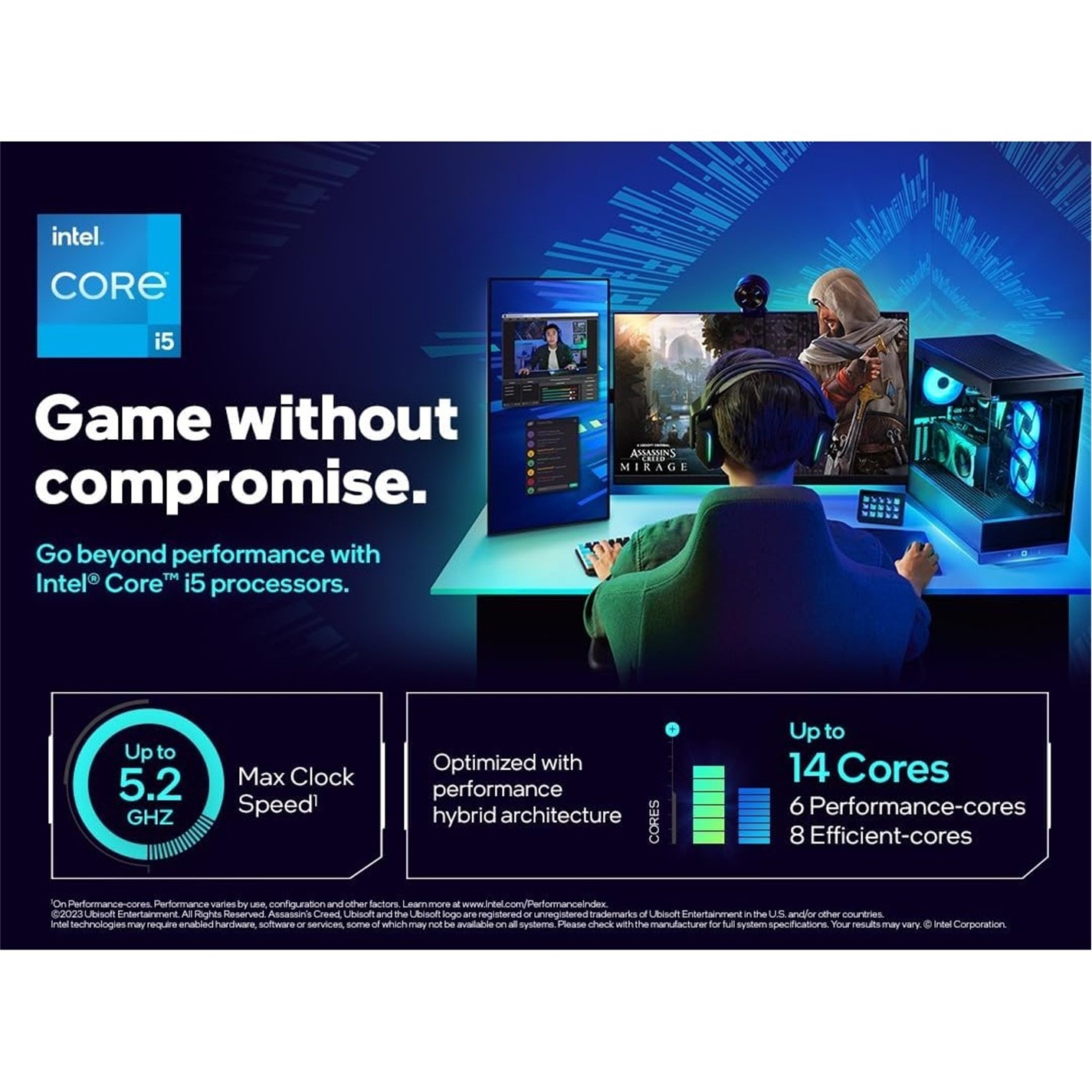 Intel Core i5 14400 10 Core/16 Thread LGA1700 CPU | SportsDirect