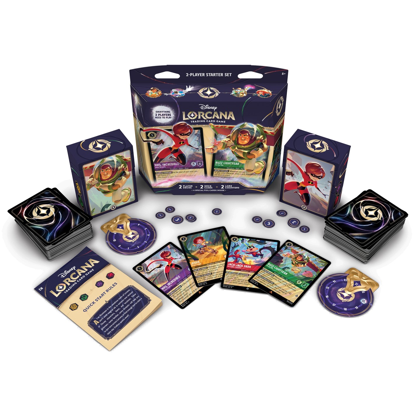 Disney Lorcana Wilds Unknown 2箱セット Disney | Lorcana Wilds Unknown 2-Player Deck | 2-Player Deck
