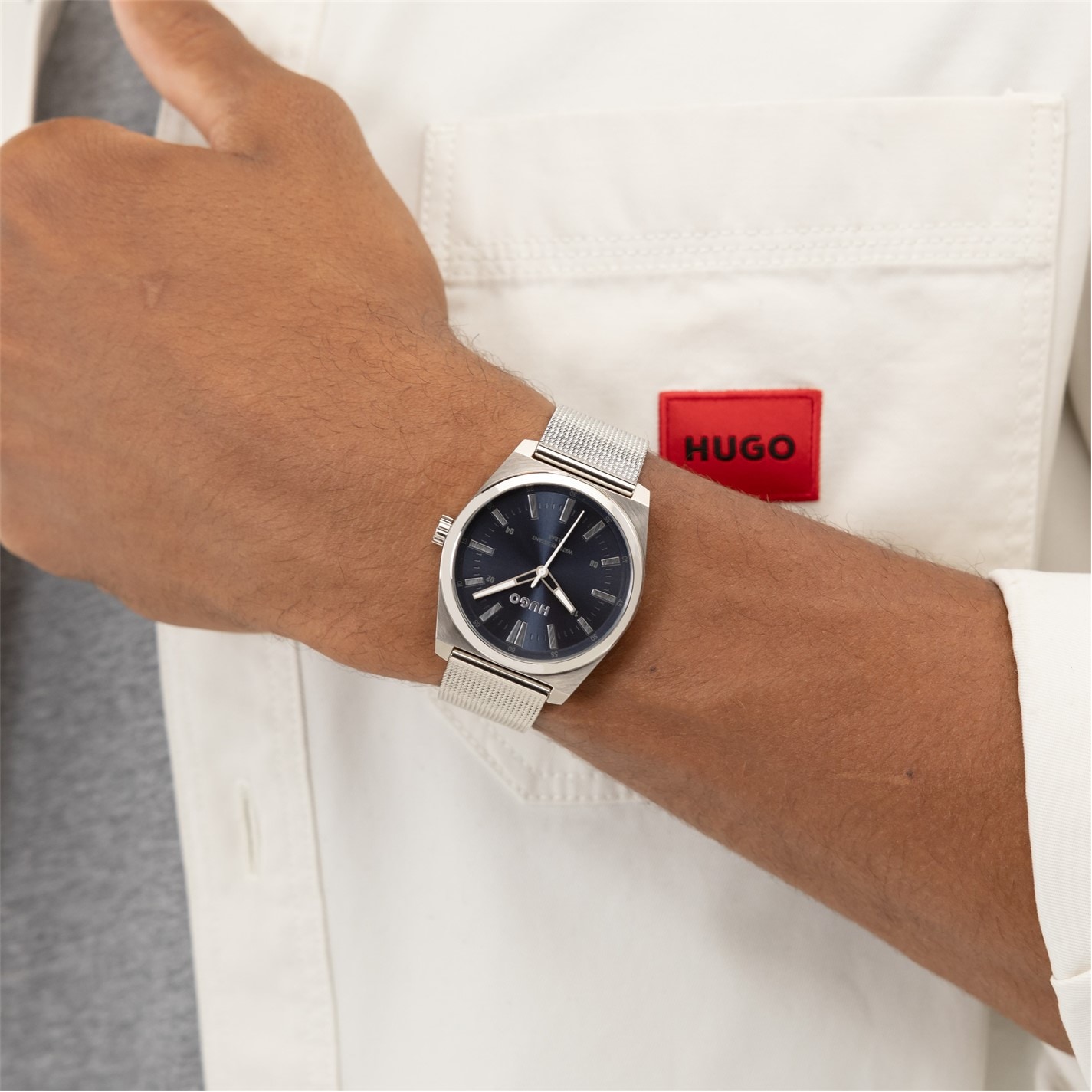 HUGO Orologio Analogico Al Quarzo Da Uomo Collezione #FAST Con