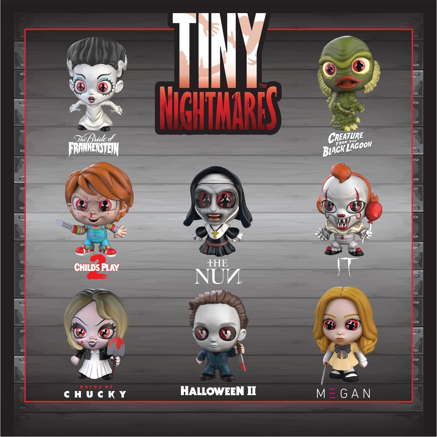 U and I Entertainment Tiny Nightmares Collectible Figures Blind